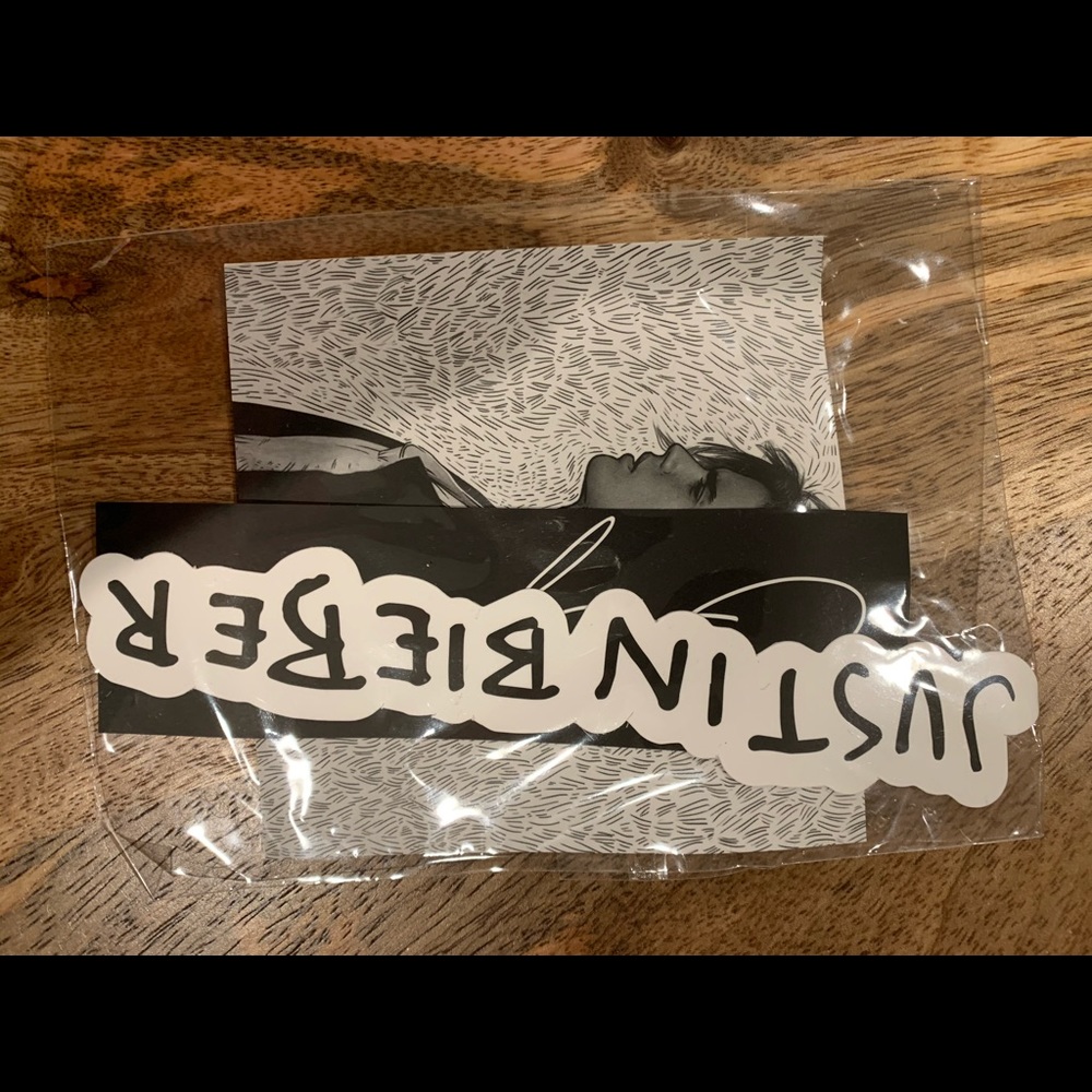 Justin Bieber Purpose Stickers